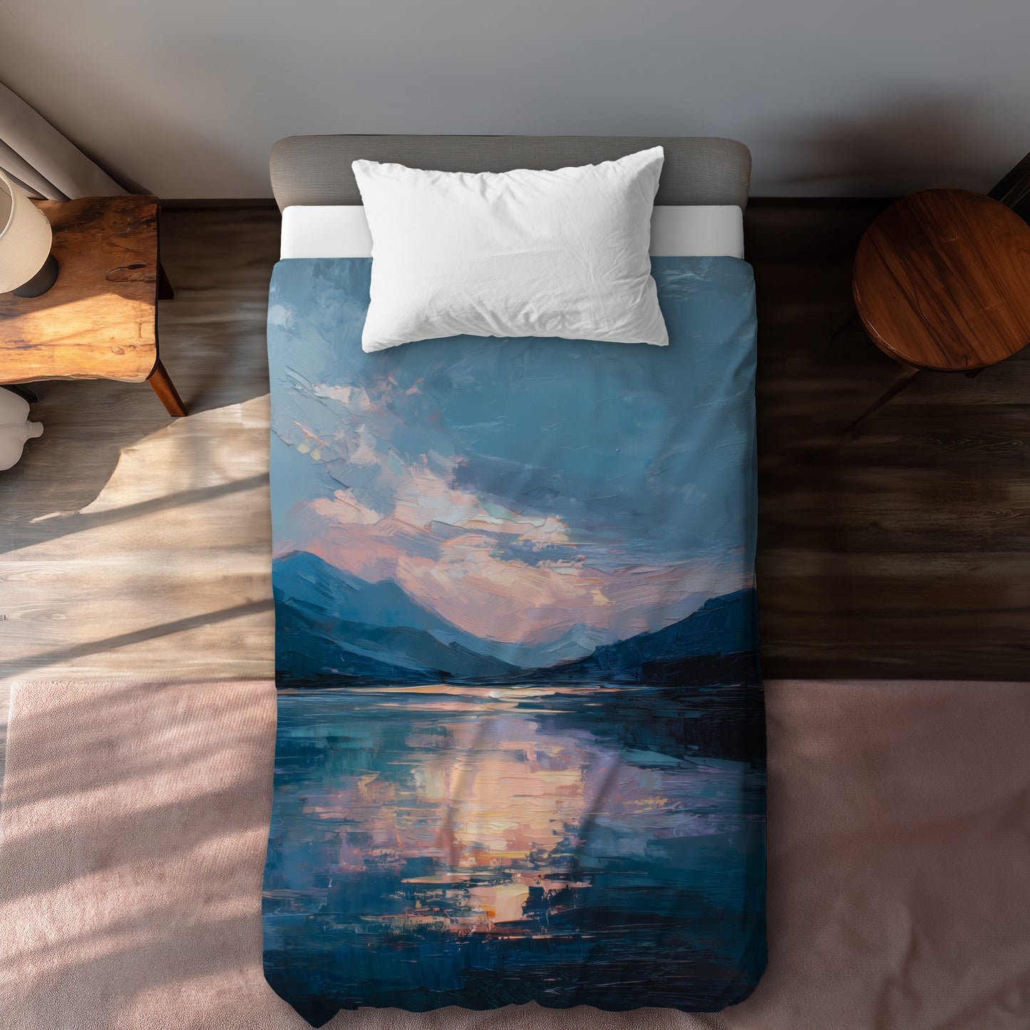 Reflect Beige Duvet Cover - Stylish Home Decor Essential