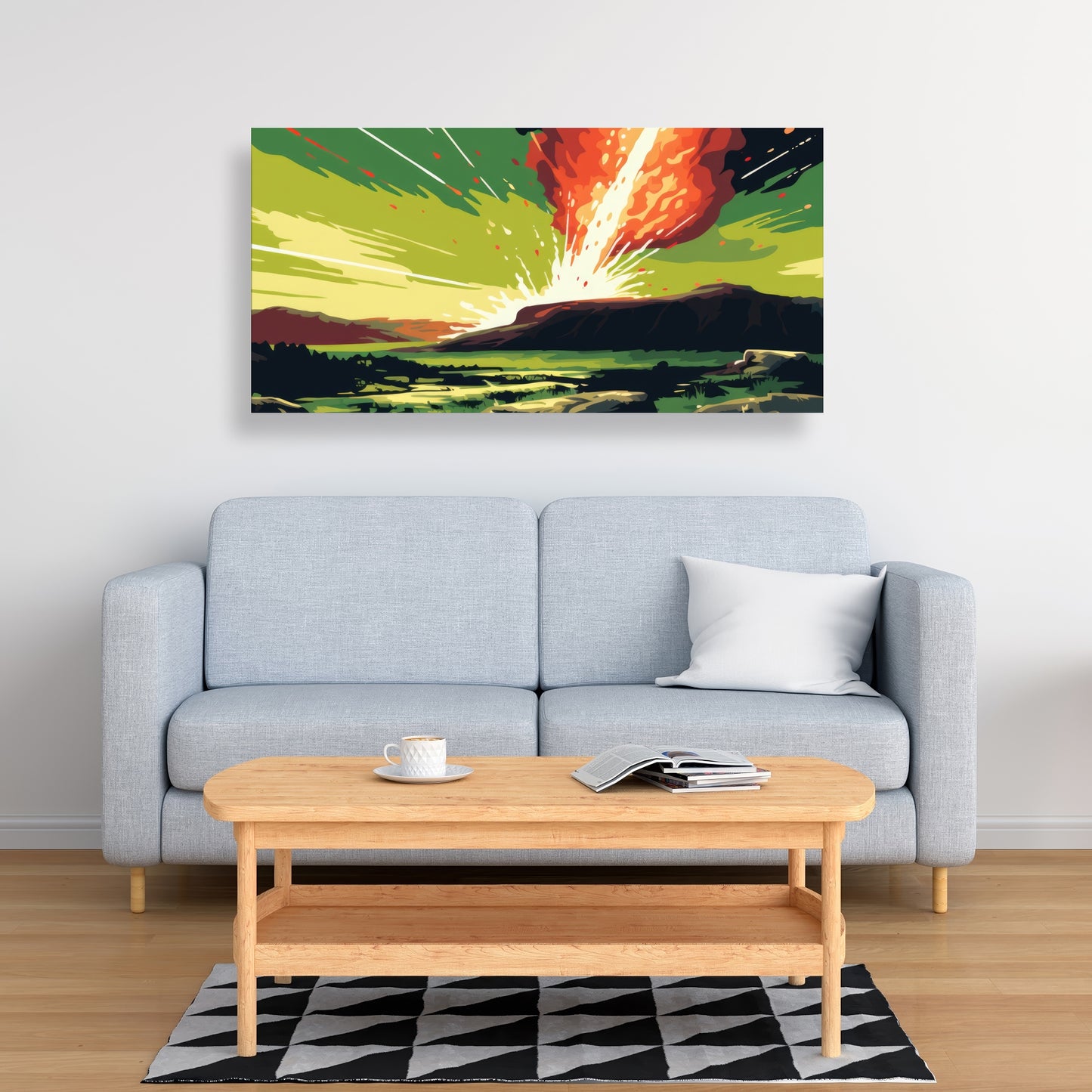 The crash - 32"x32" Canvas