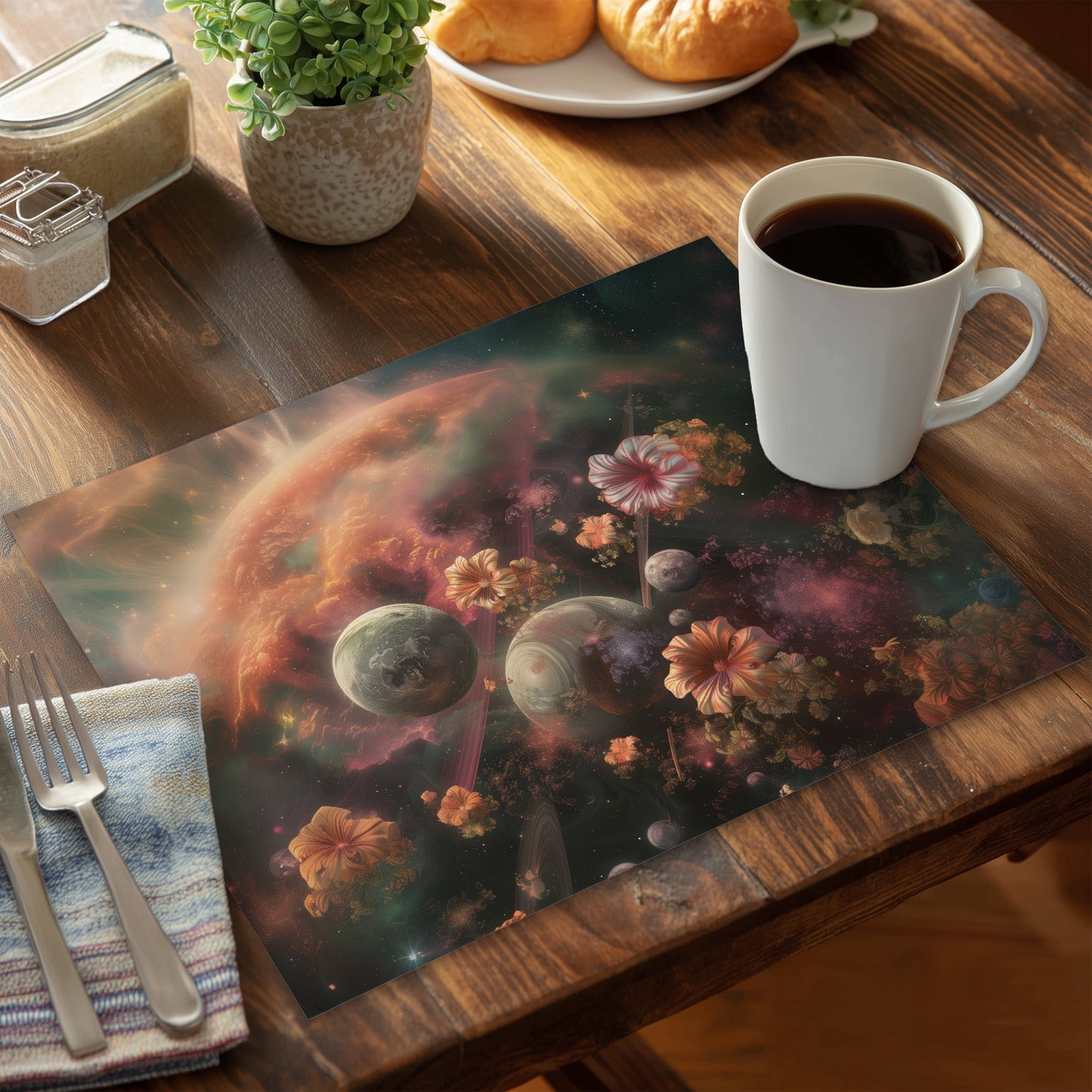 Capturing light - 14"x18" Polyester Placemat