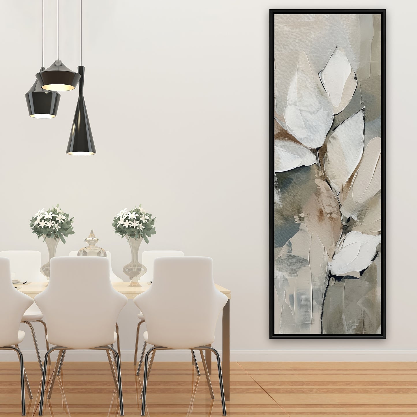 Leaf - 24"x24" Framed canvas