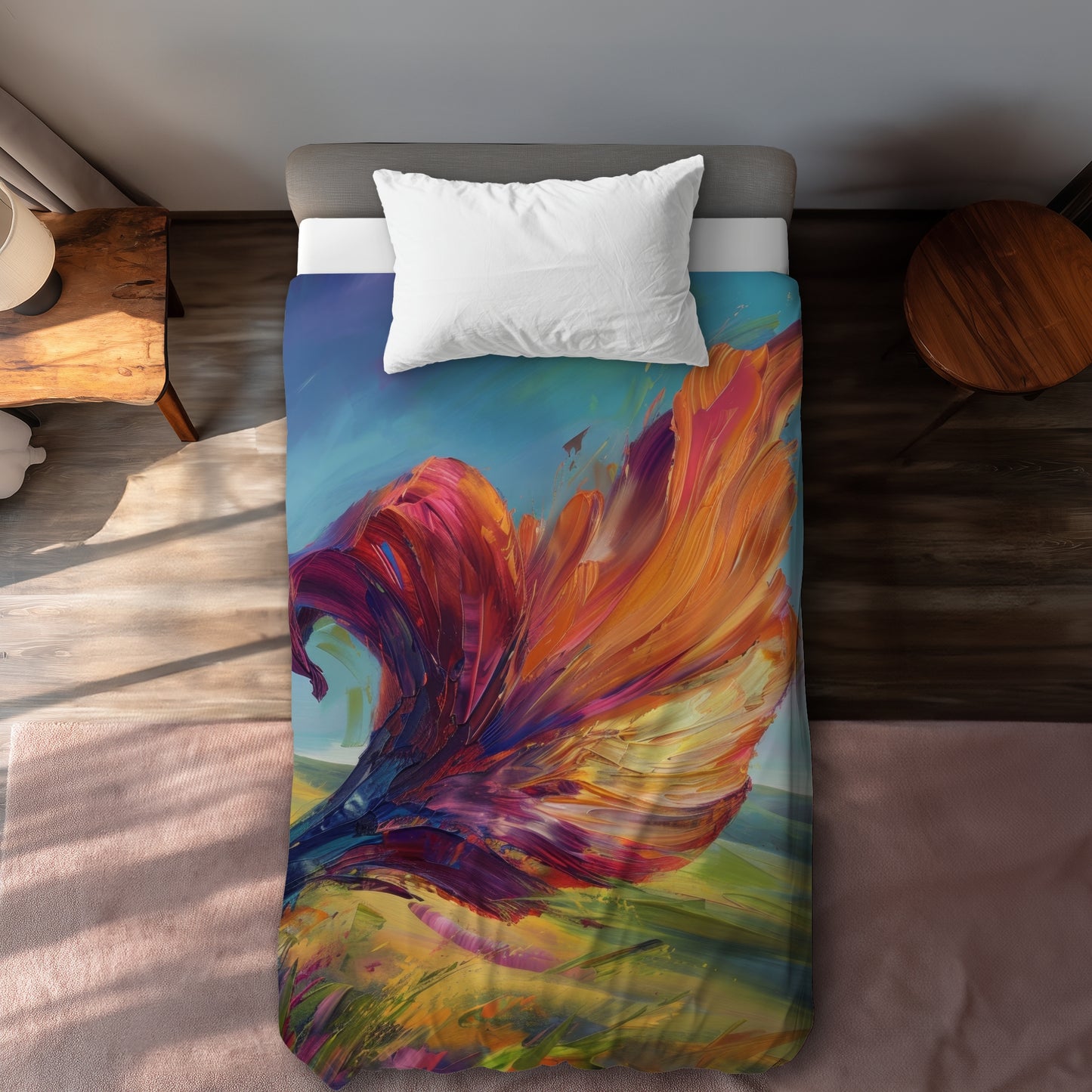 La feuille - Housse de couette 88"x88"