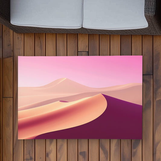 Calm Dunes Outdoor Area Rug - White Home Decor | Stylish & Durable