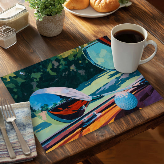The drive - 14"x18" Polyester Placemat