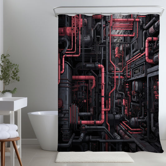 Tubular nightmare - Shower Curtain