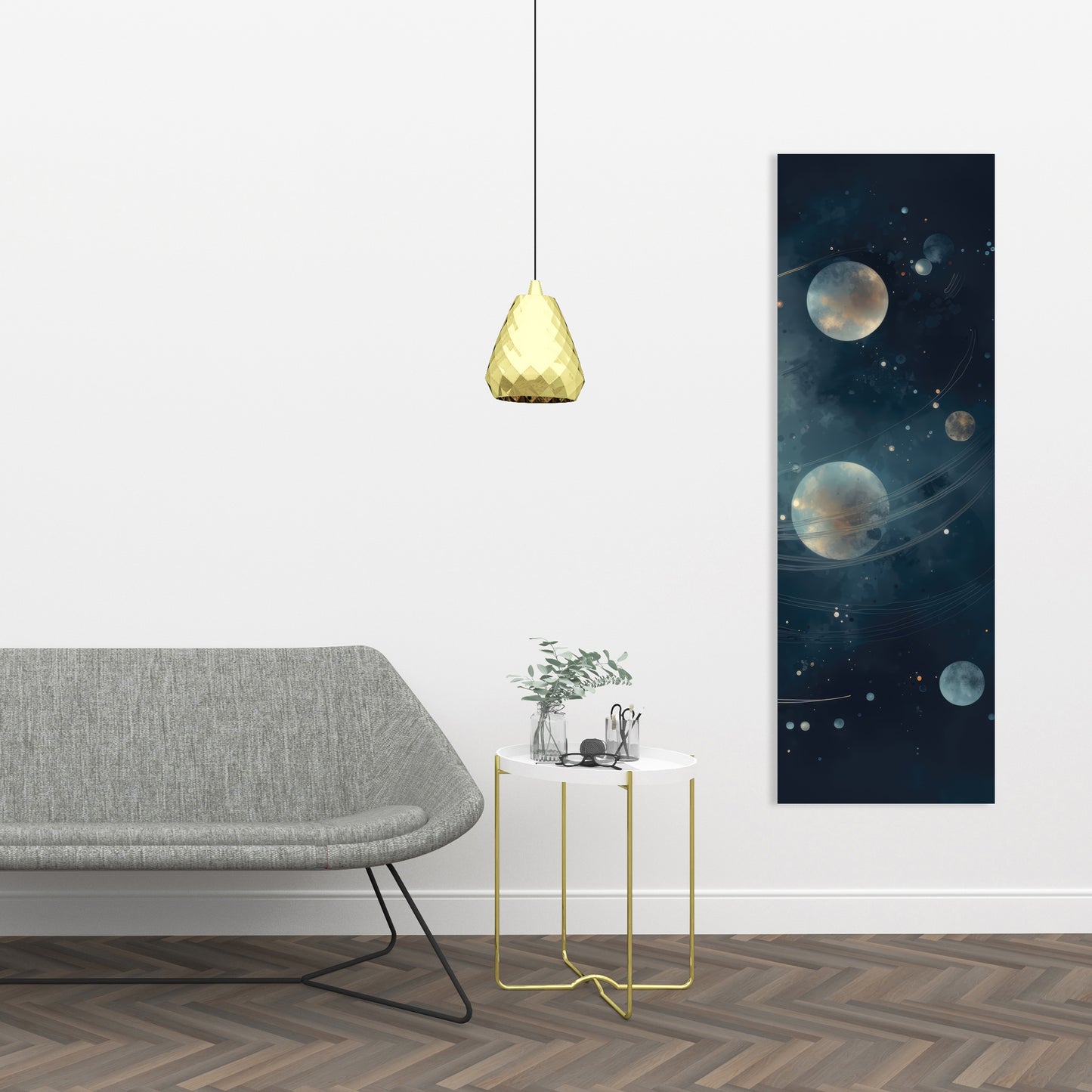 Deep Exploration Blue Canvas | Stunning Home Decor Art