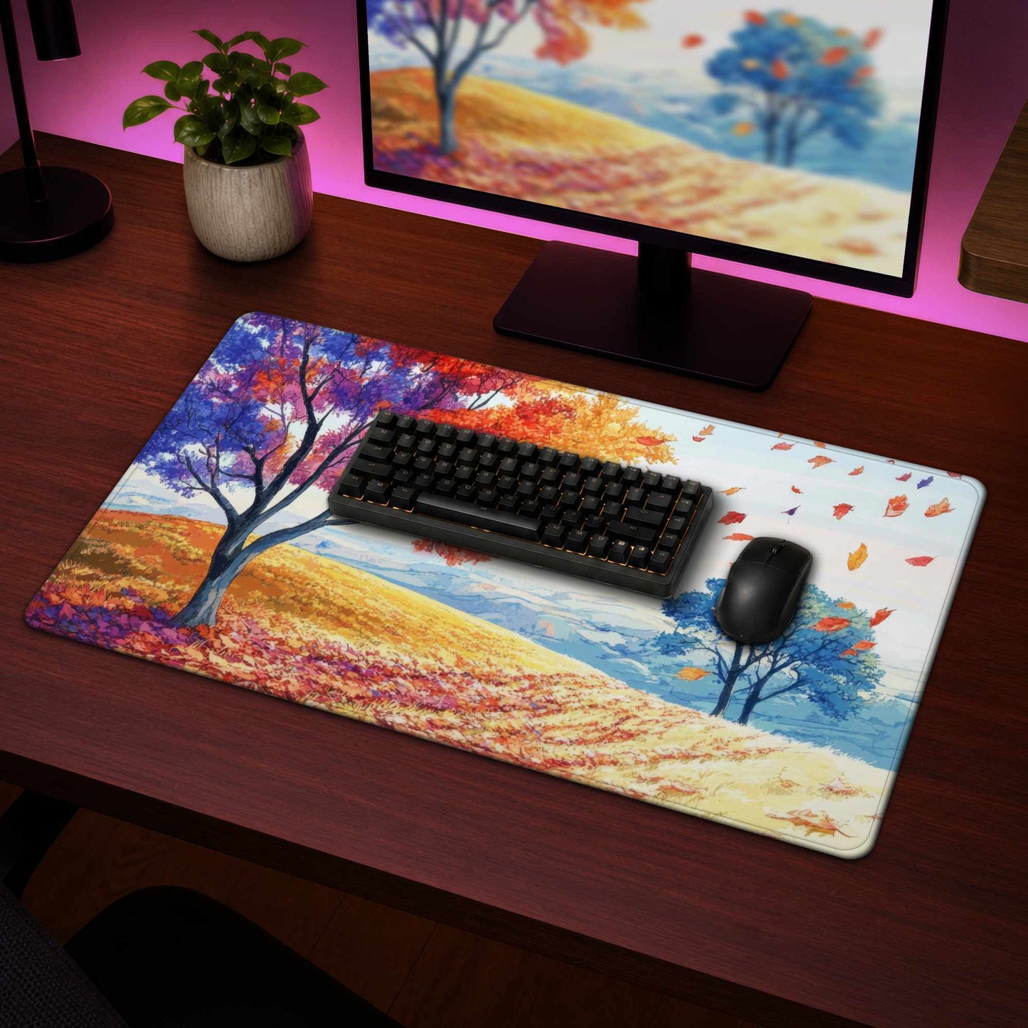 Spring Breeze Desk Mat | Stylish Home Decor Desk Accessory