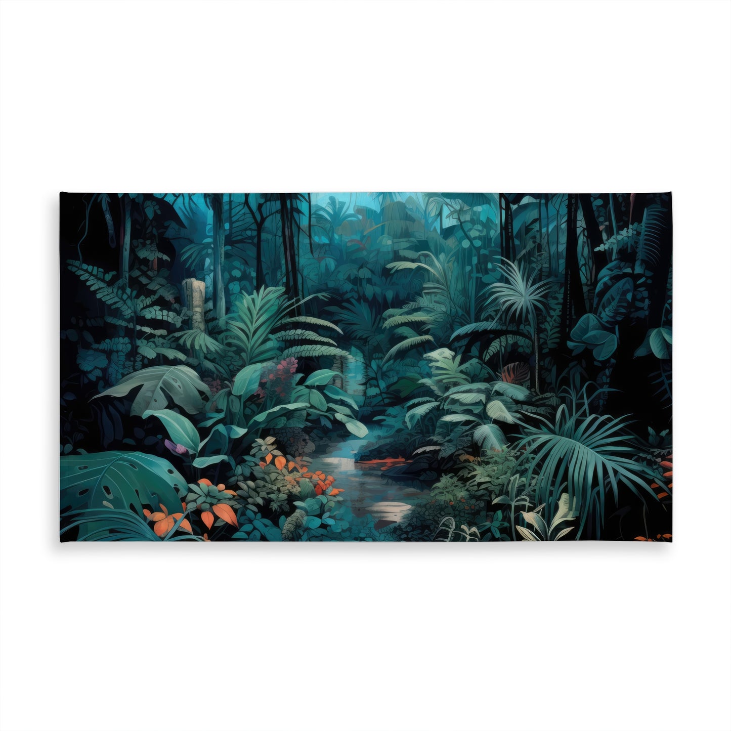 Deep in the jungle - Orange Indoor/Outdoor Tablecloth | Decor