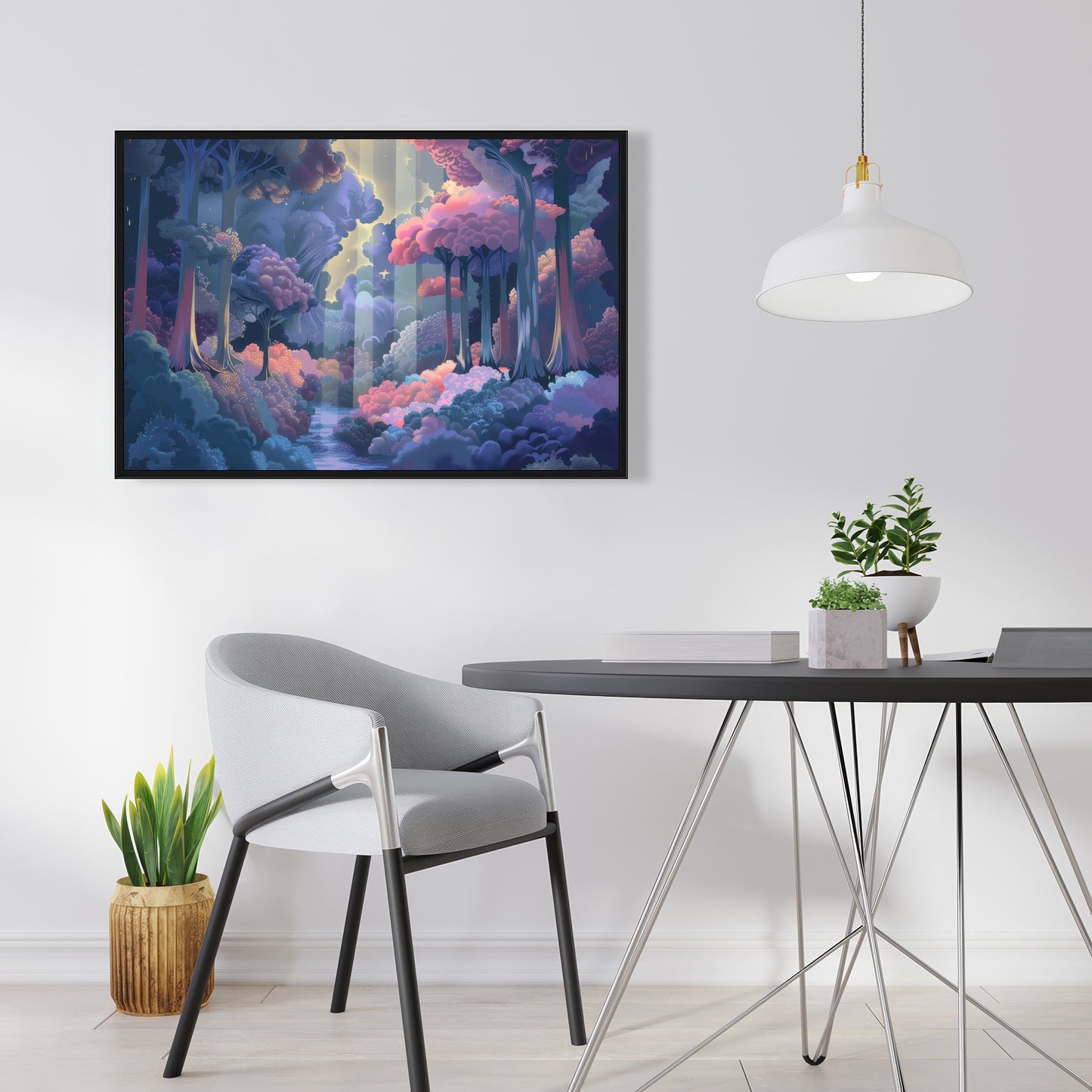 Beams - 36"x36" Framed canvas