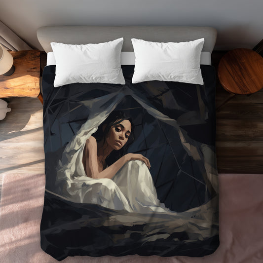 Cocooned Beige Duvet Cover - Stylish Home Decor Essentials