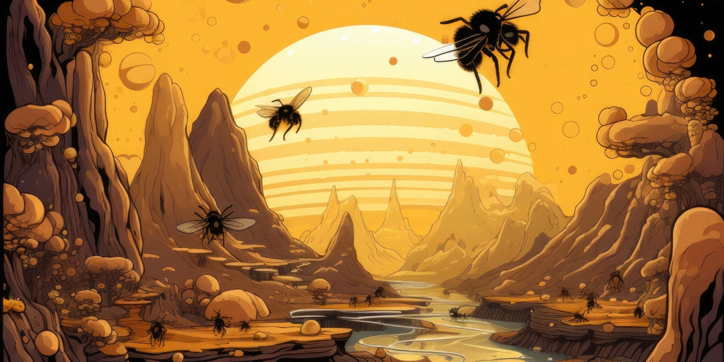 Hive mind - Desk Mat