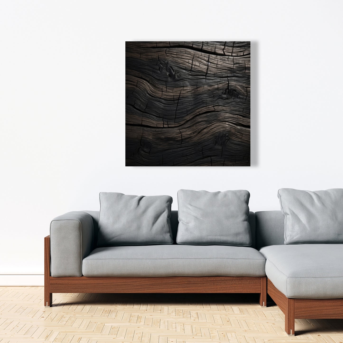 Dark wood - 32"x32" Canvas
