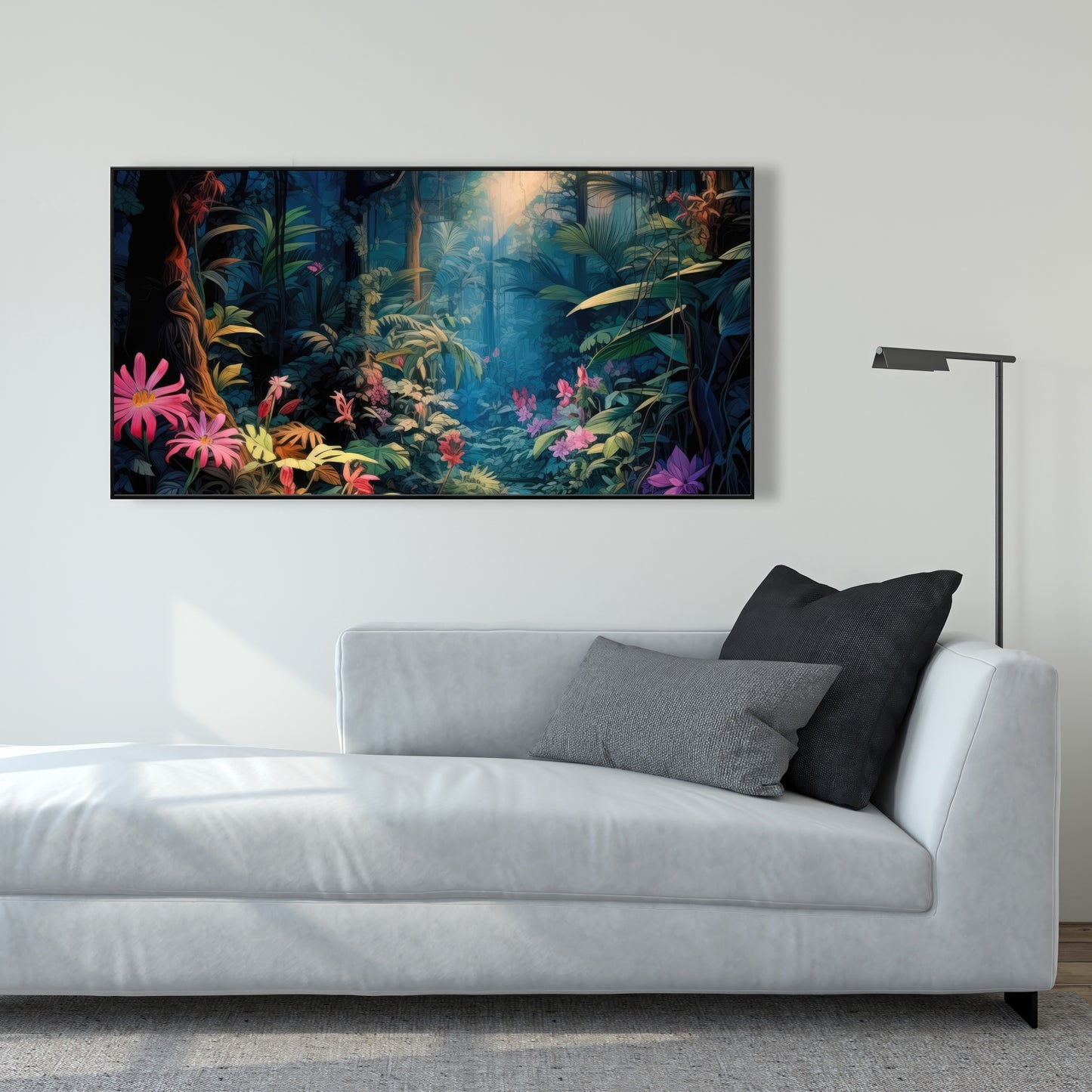 Against all odds - Framed Canvas - Print on demand