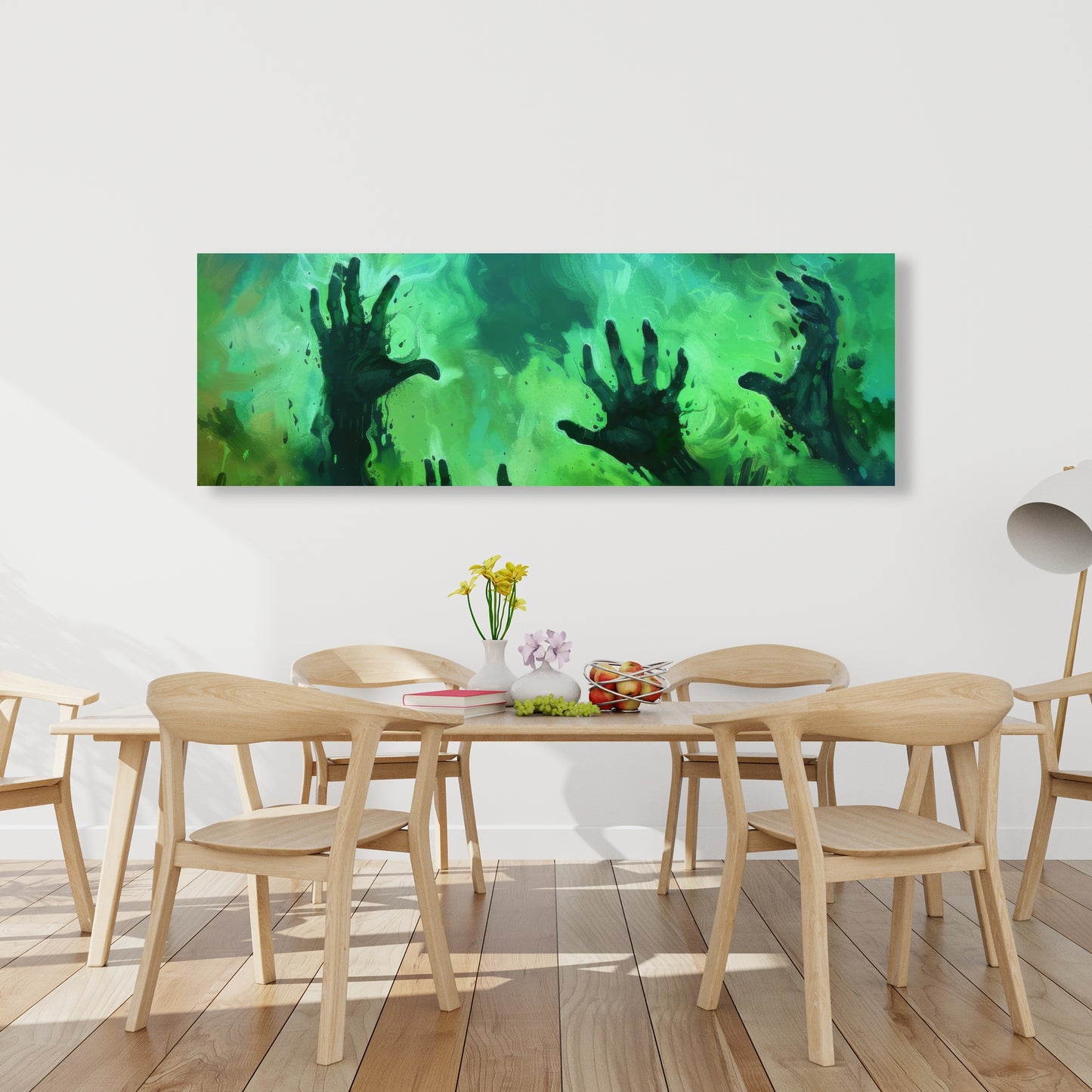 Hands of despair - 32"x32" Canvas