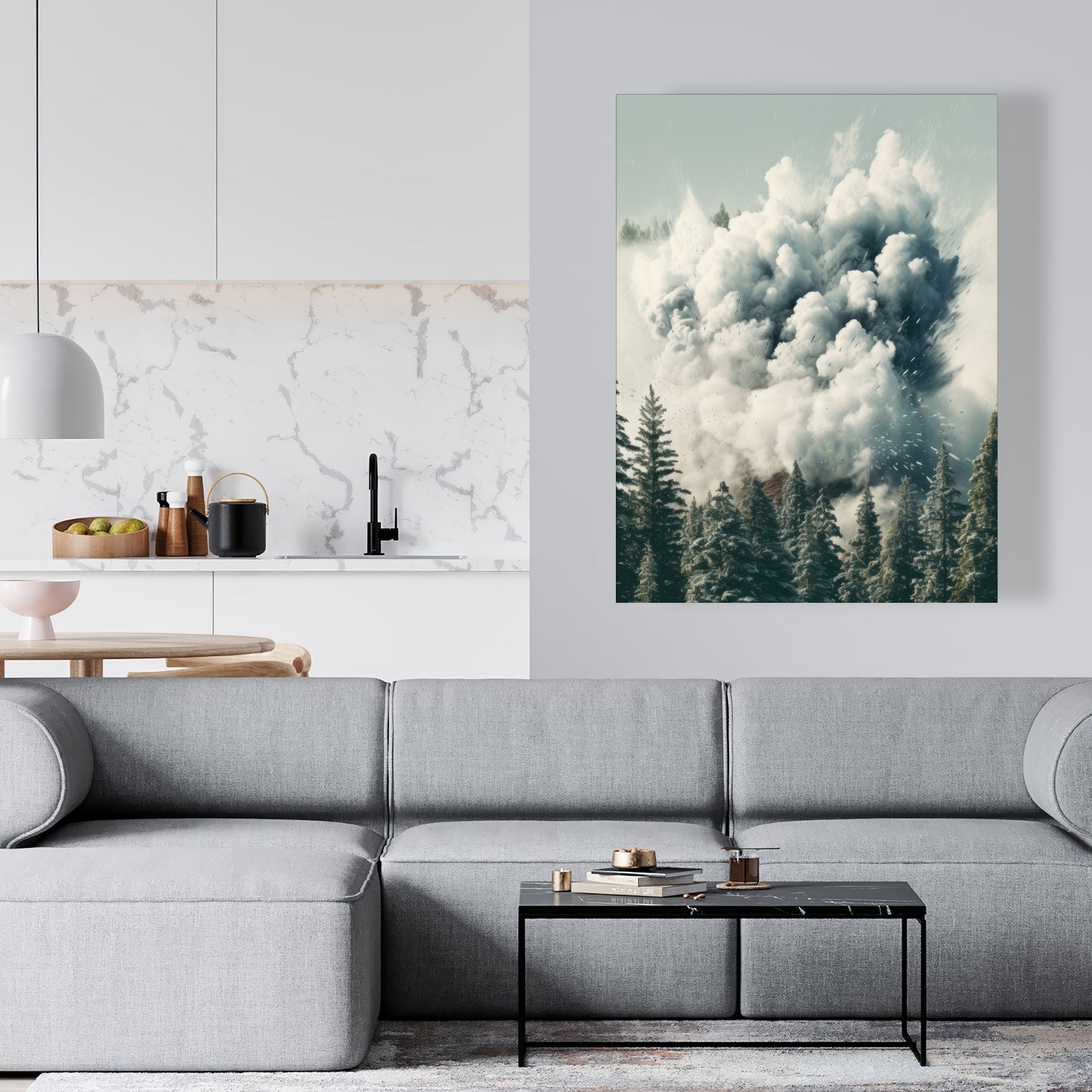 Unwanted catastrophe - 32"x32" Canvas