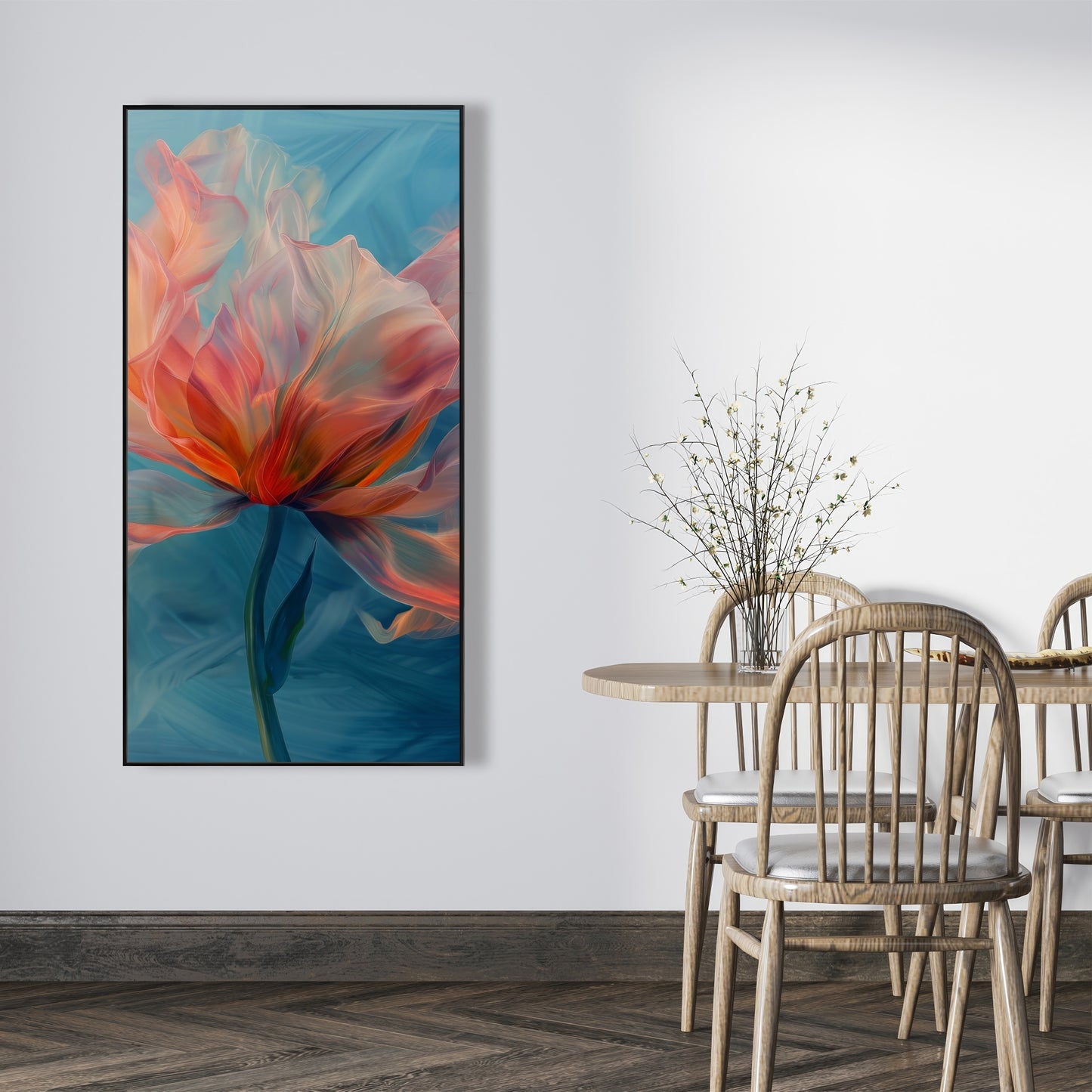 Blend - Framed Canvas - Print on demand