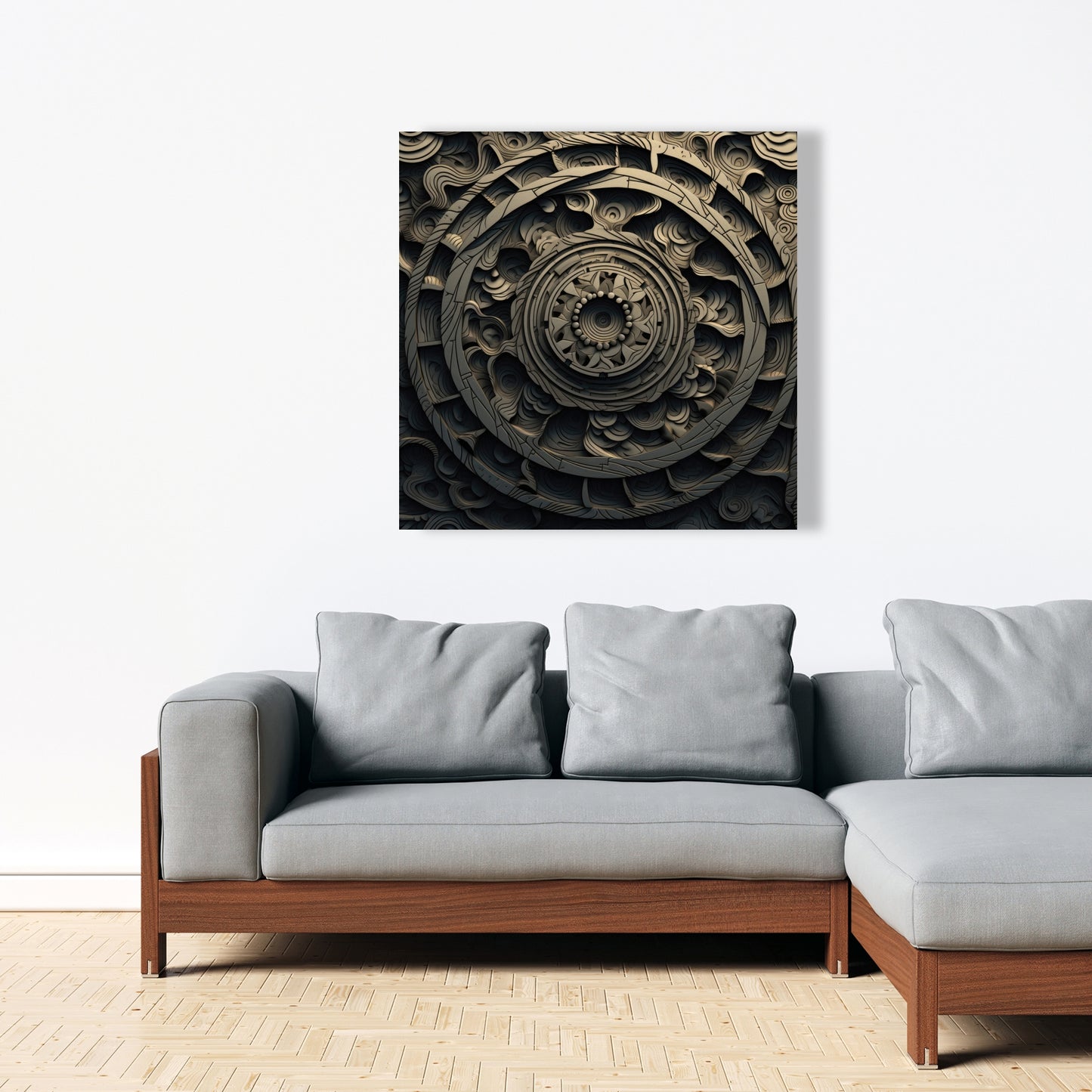 Cycles White Canvas | Elegant Home Decor for Any Room