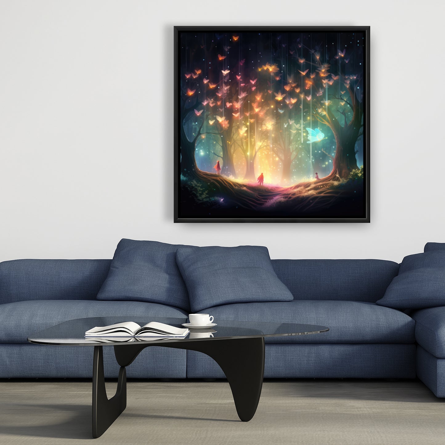 A dream come true - Framed Canvas - Print on demand