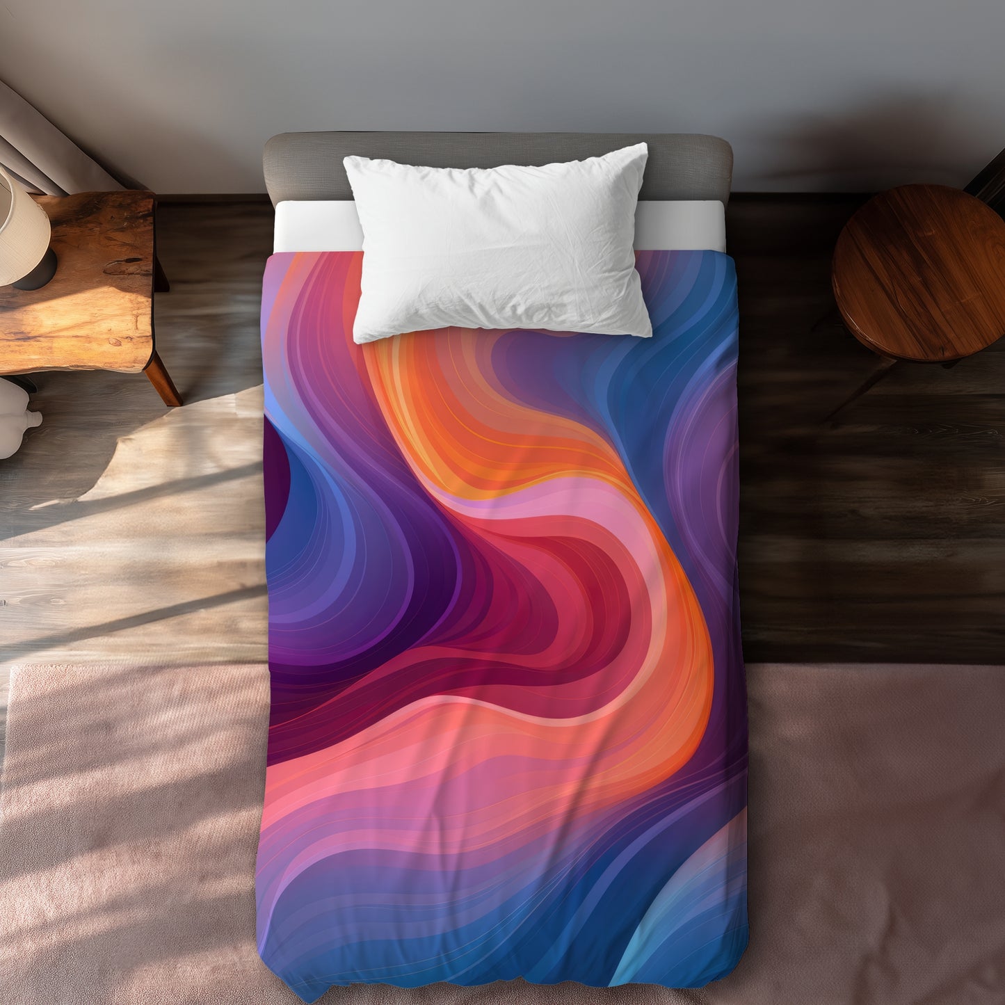 Purple Haze Pink Duvet Cover | Stylish Home Decor Accent