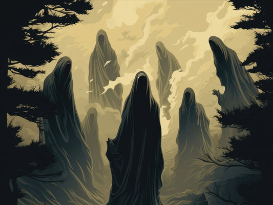 Here they wait Duvet Cover | Elegant Home Decor Accent