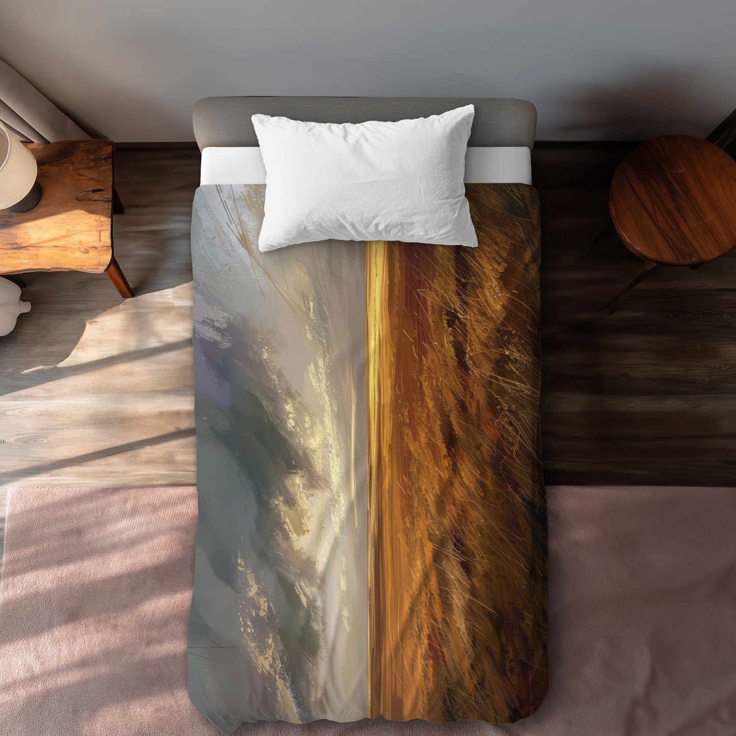 Before the storm Gray Duvet Cover | Stylish Home Decor