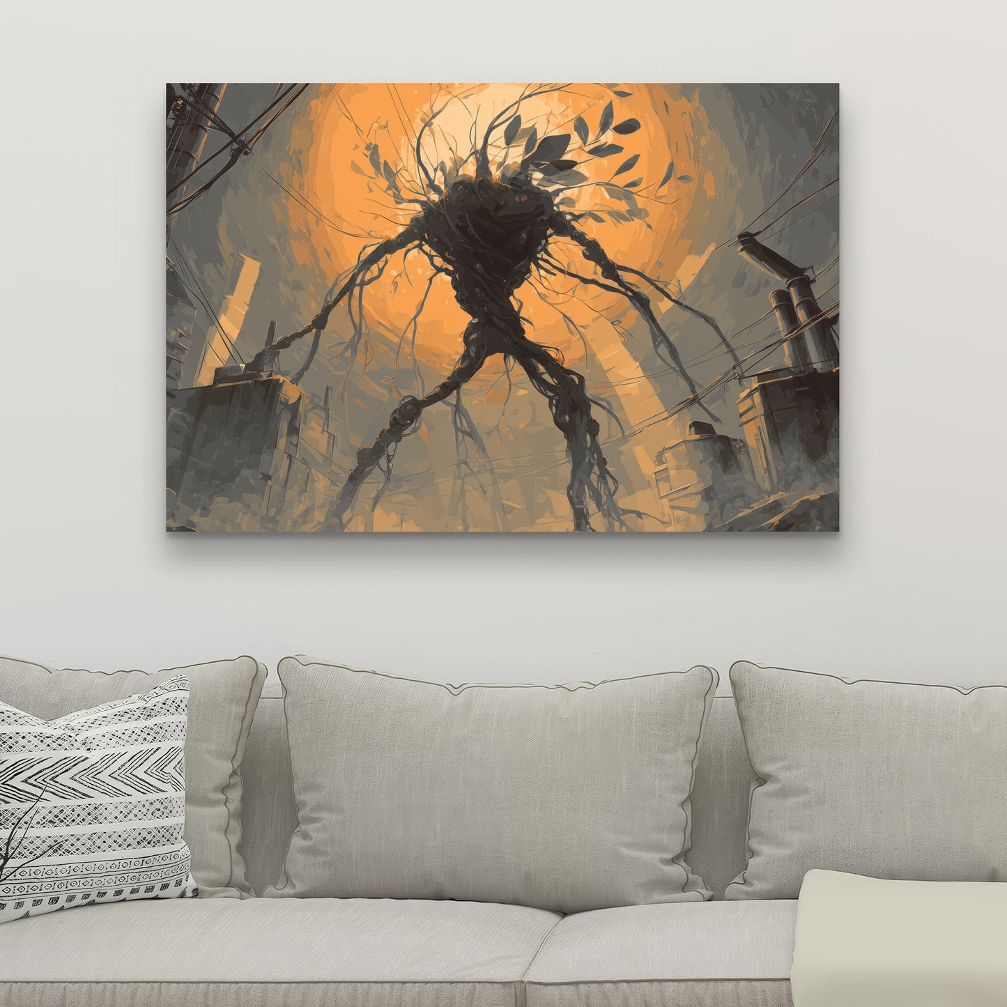 Final warning - 24"x24" Canvas