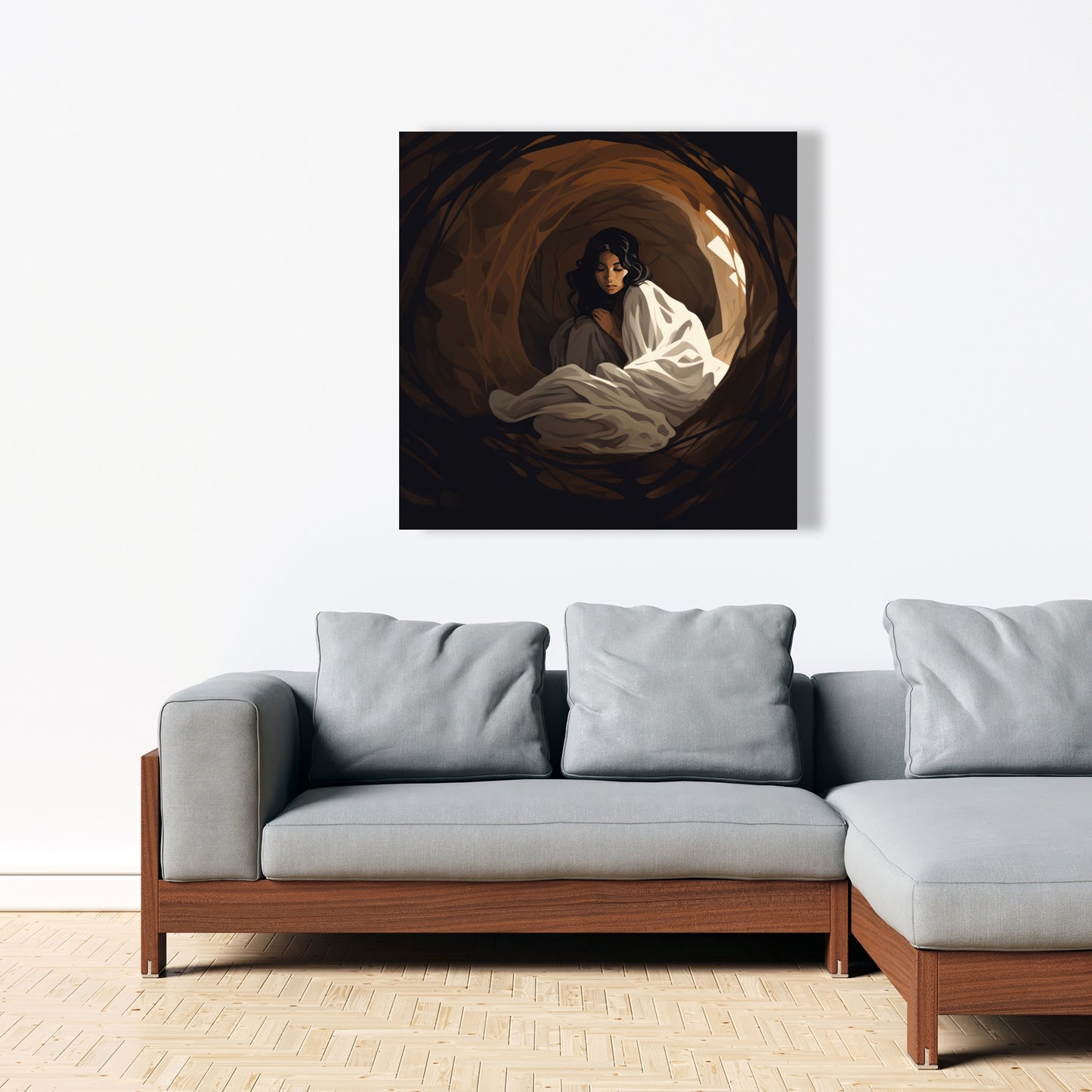 Warm embrace - 32"x32" Canvas
