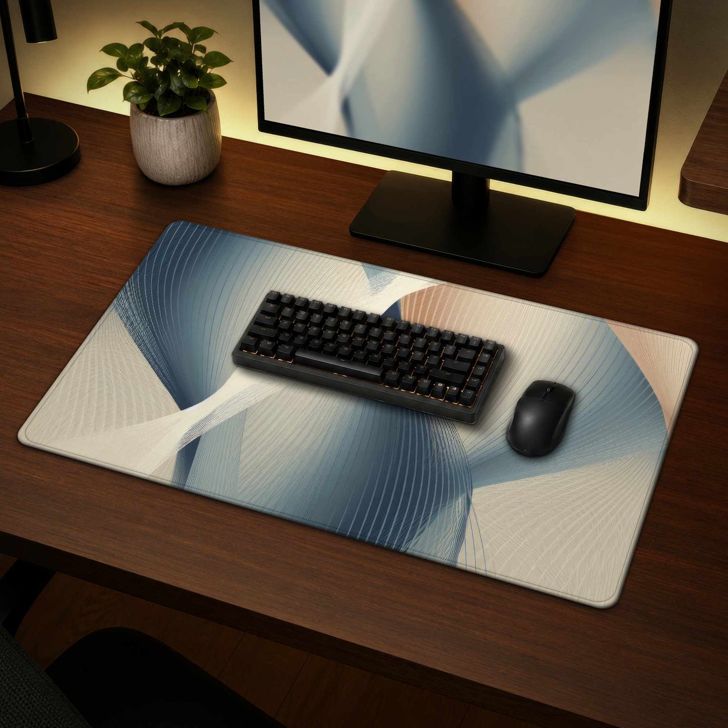 Heavenly Threads Desk Mat - Stylish Home Decor Accessory