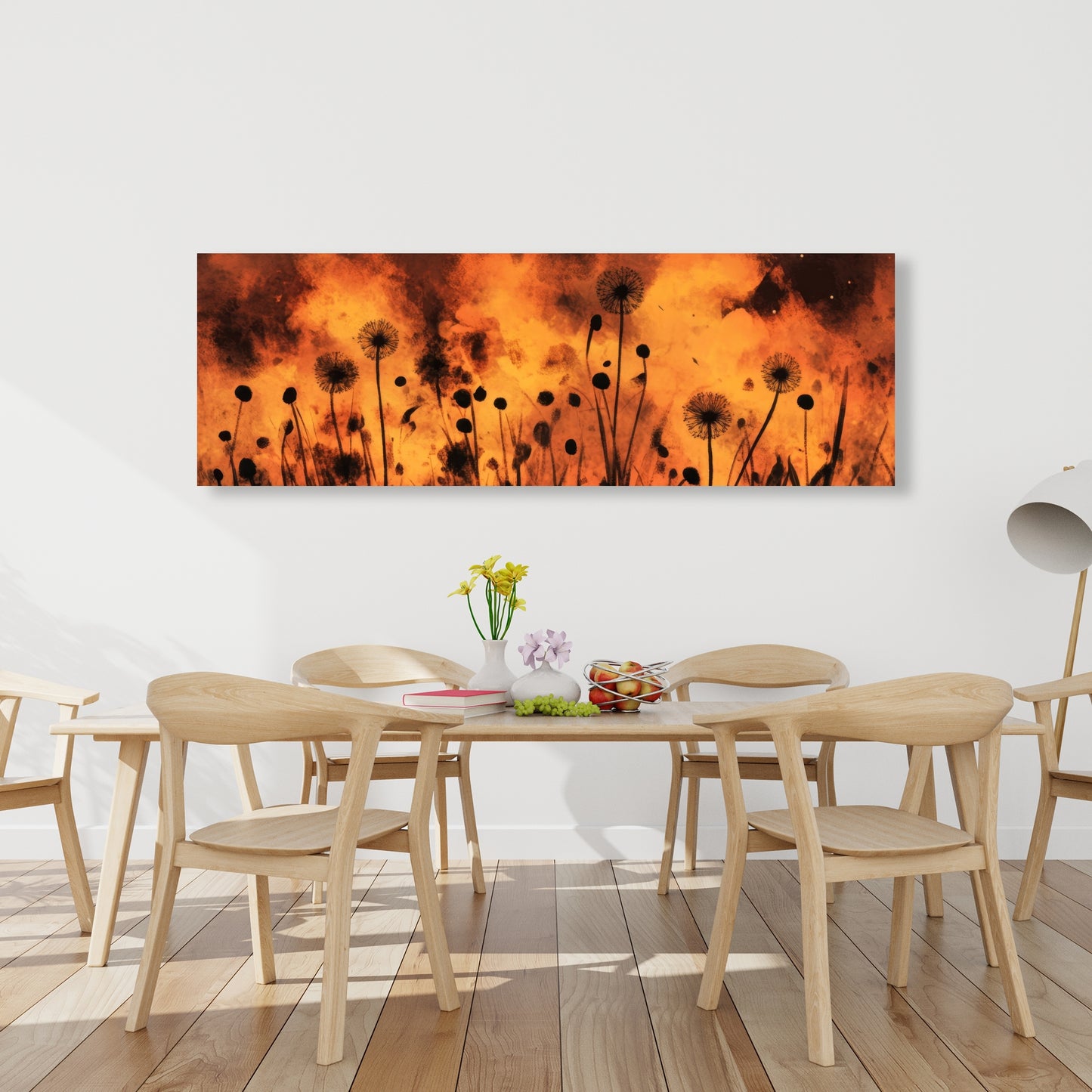En feu - Toile 32"x32"