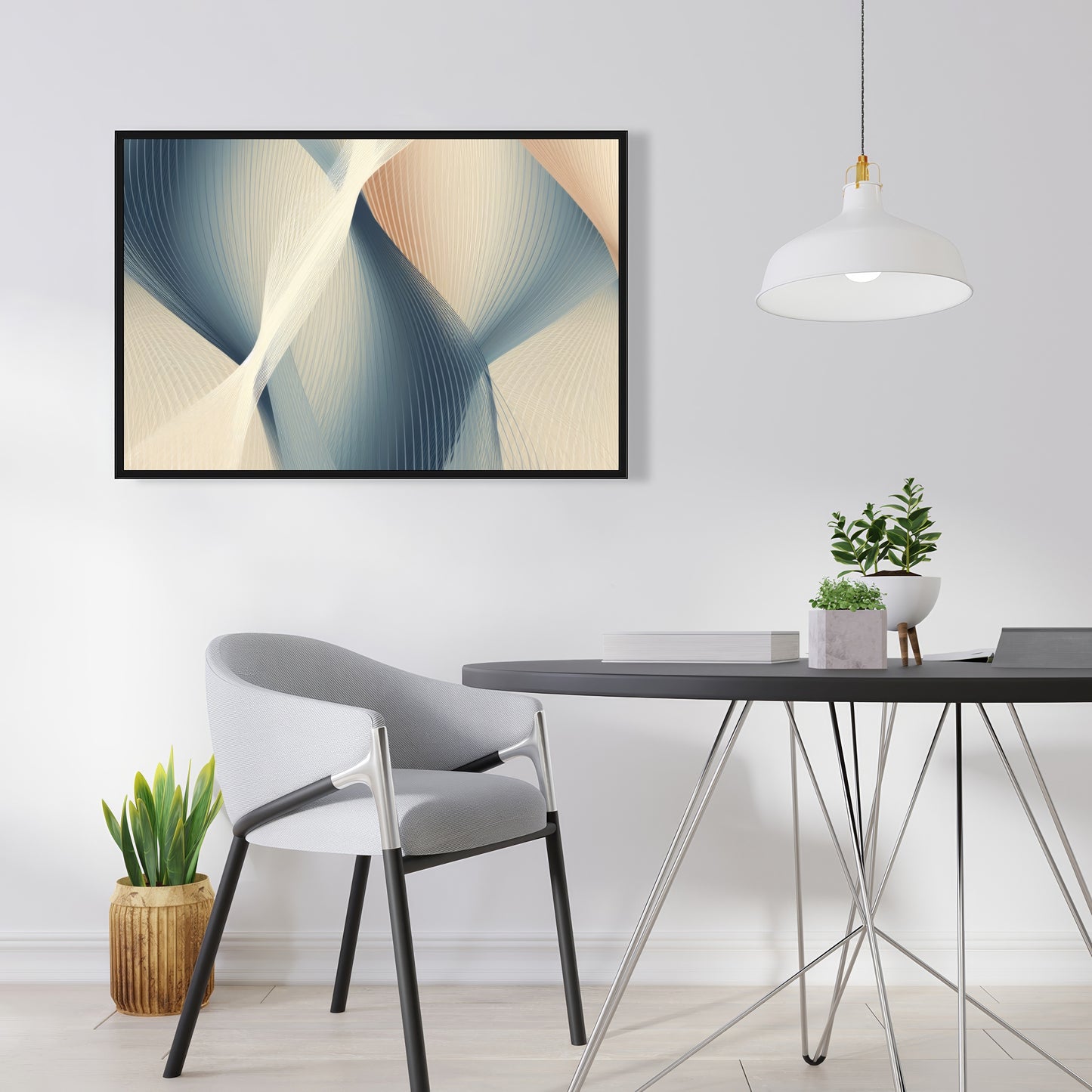 Heavenly threads - 36"x36" Framed canvas
