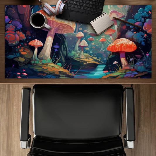 Whimsical forest - Desk Mat