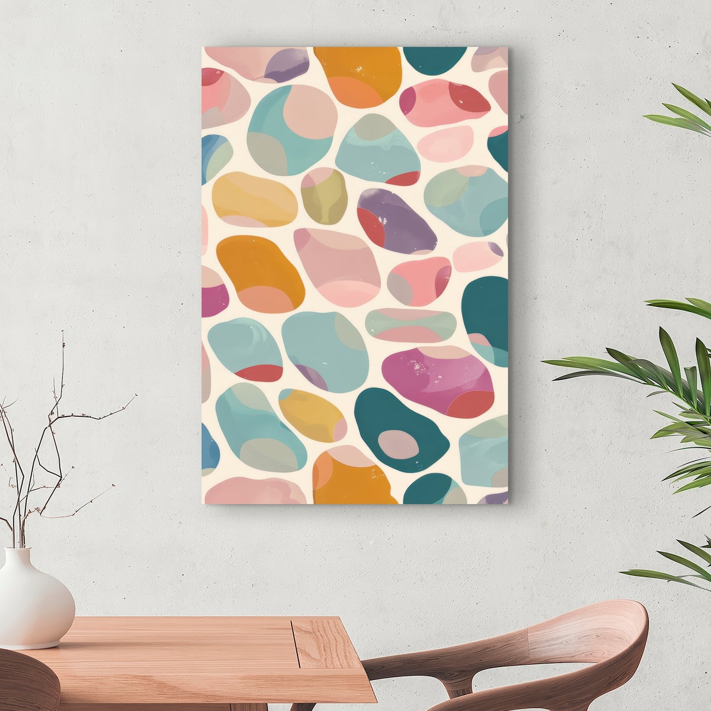 Dots and bops - 32"x32" Canvas