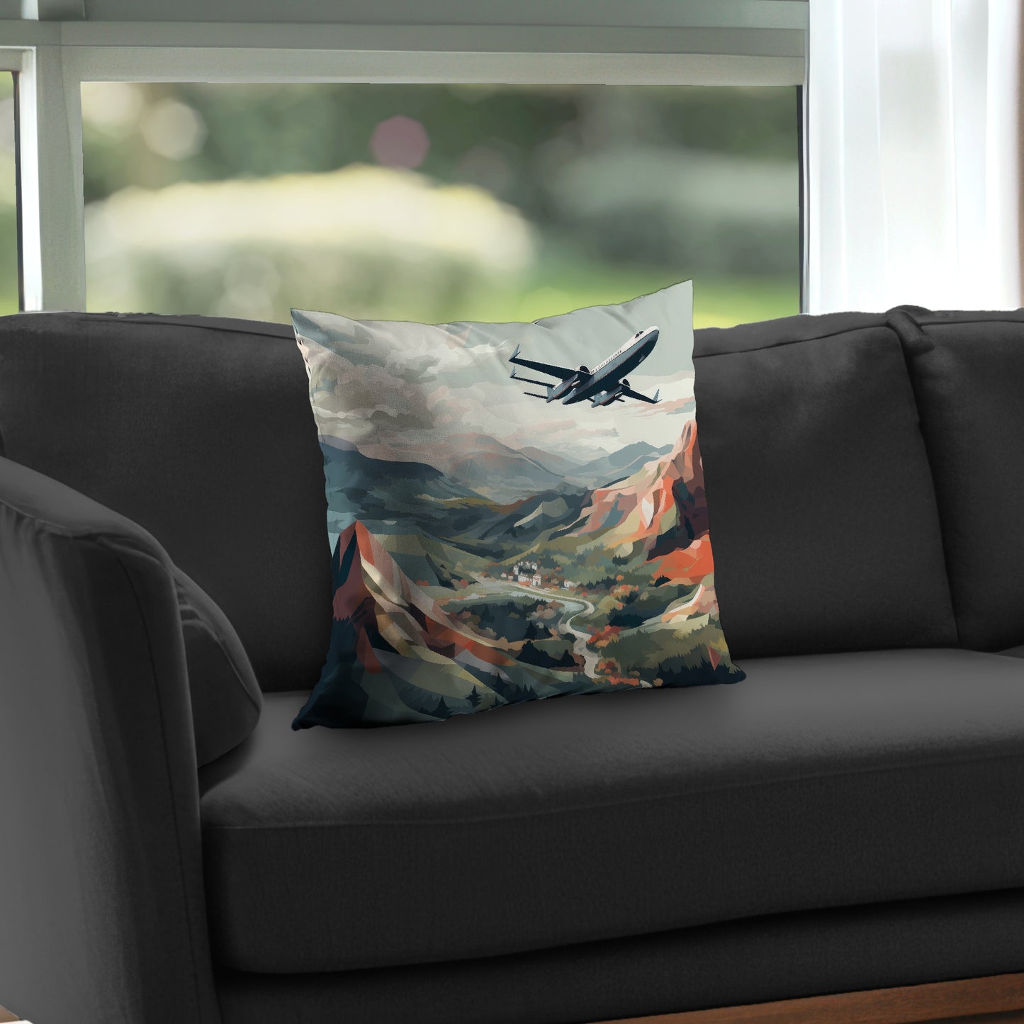 Shallow flight - Throw Pillow