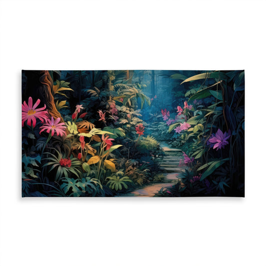 Against all odds - Pink Indoor/Outdoor Tablecloth for Home Decor