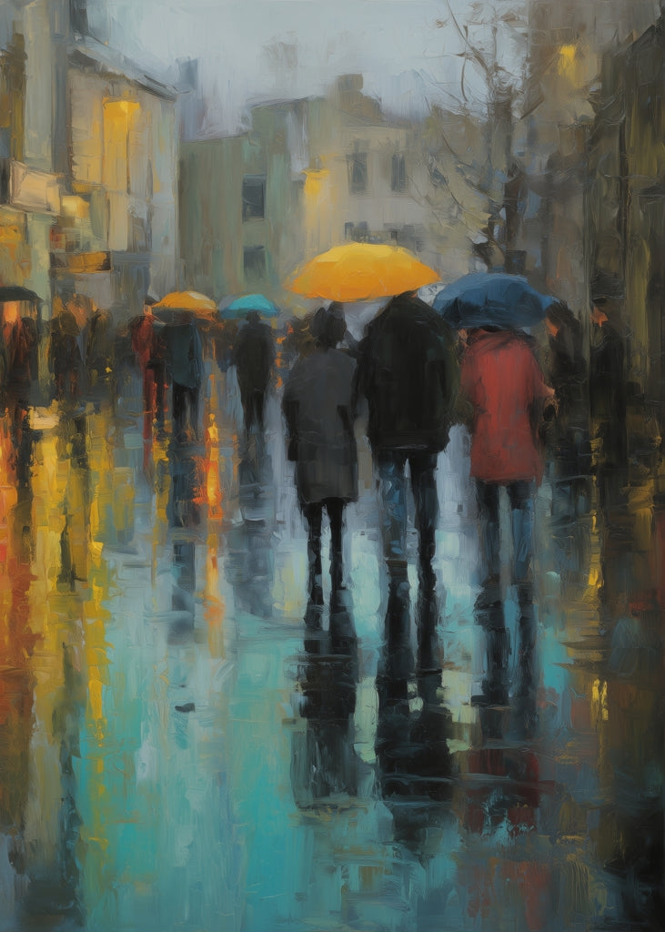 Rainy day - 17"x24" Bath mat