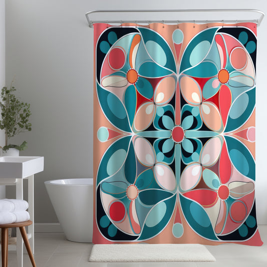 Sweet Curves Pink Shower Curtain for Stylish Home Decor