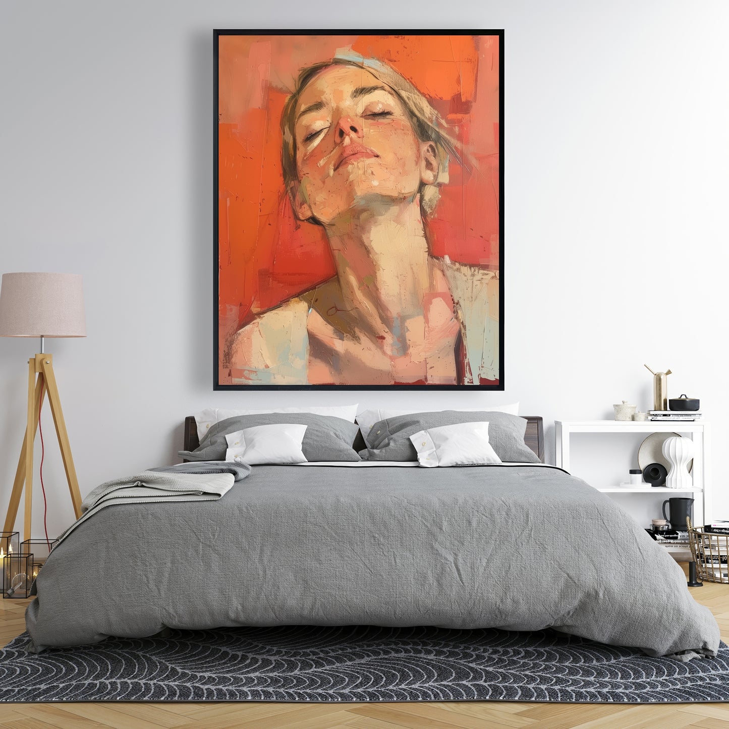 Relief - 24"x24" Framed canvas