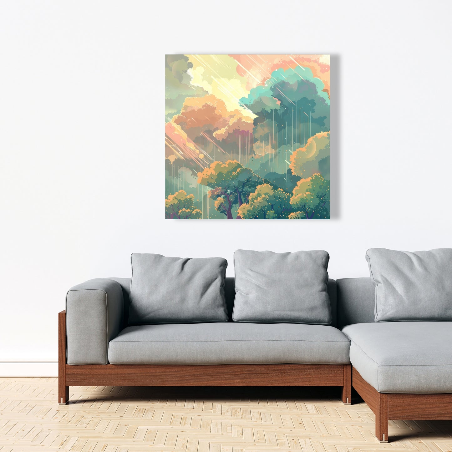 Crystal winds - 32"x32" Canvas