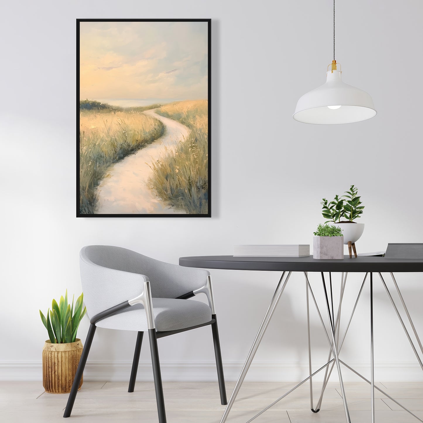 Soft breeze - 24"x24" Framed canvas