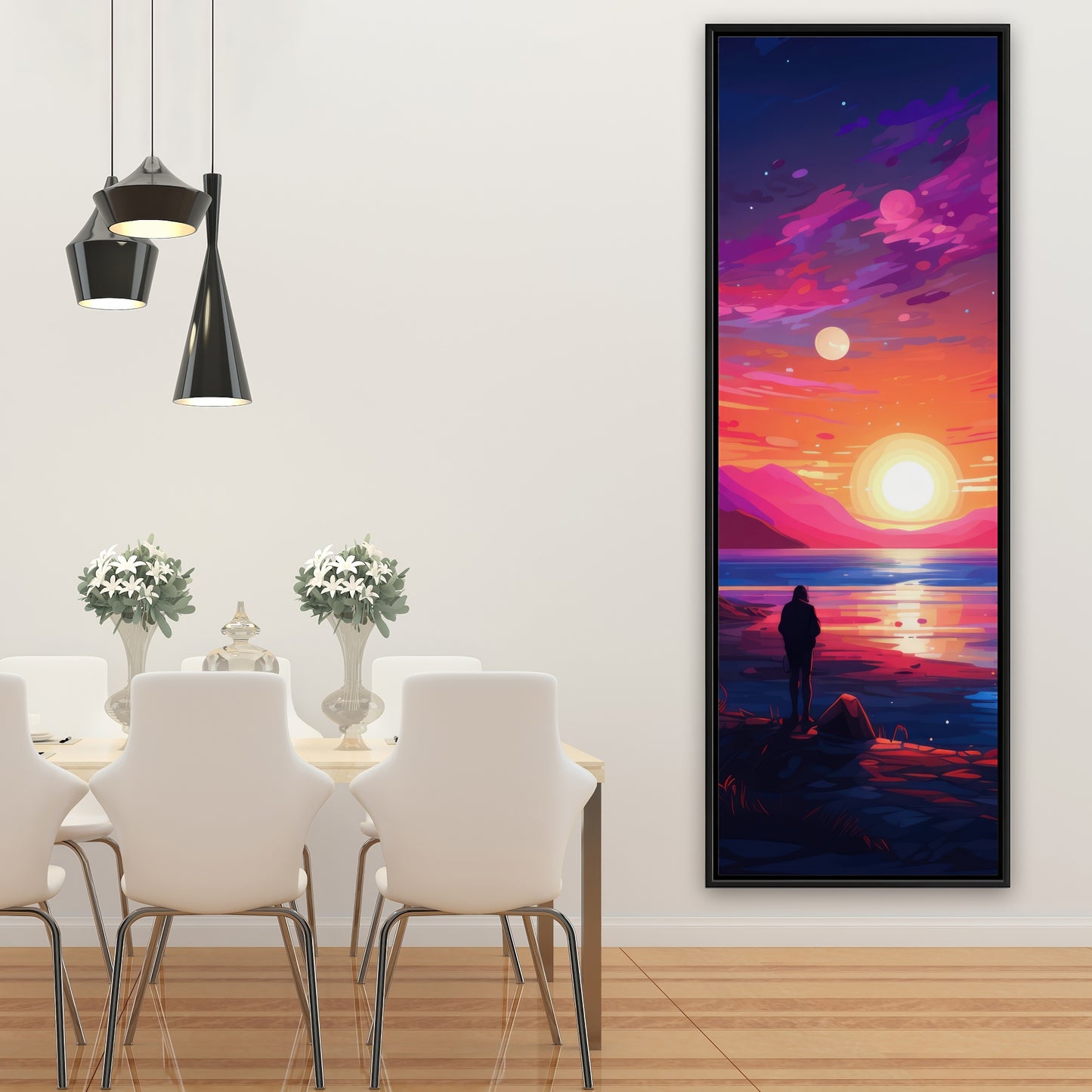 Solitude - 36"x36" Framed canvas