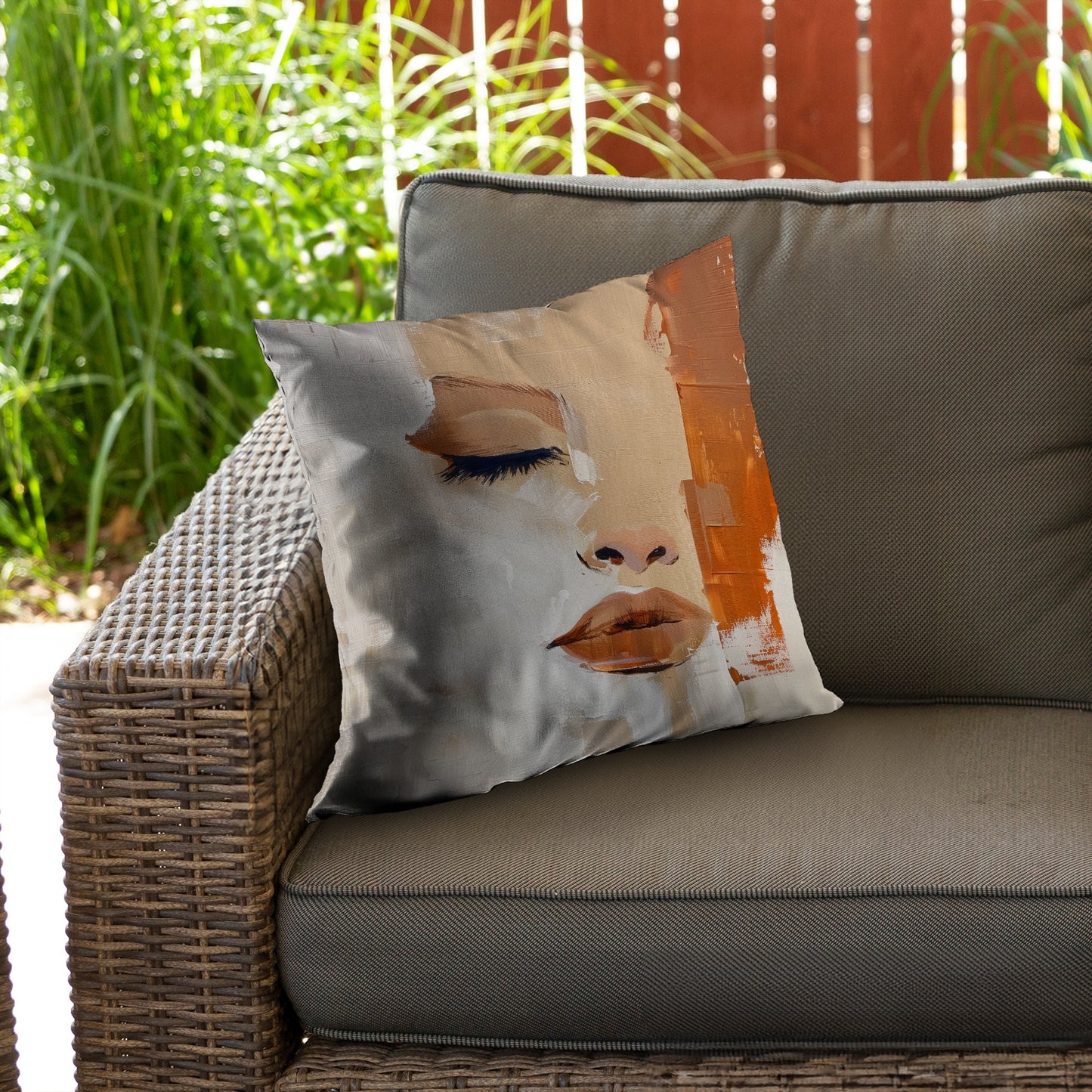 Half - Throw Pillow