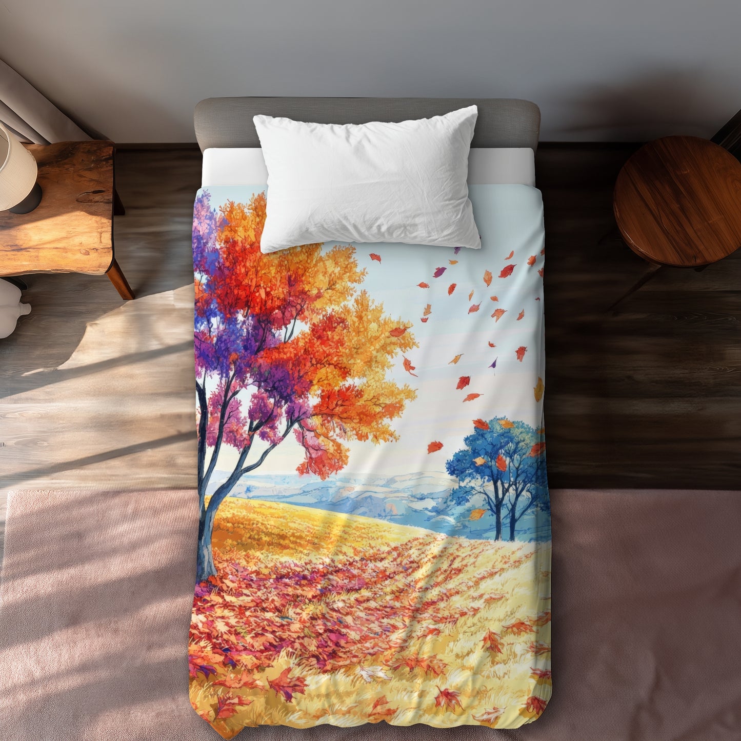Spring Breeze Turquoise Duvet Cover | Home Decor Essentials