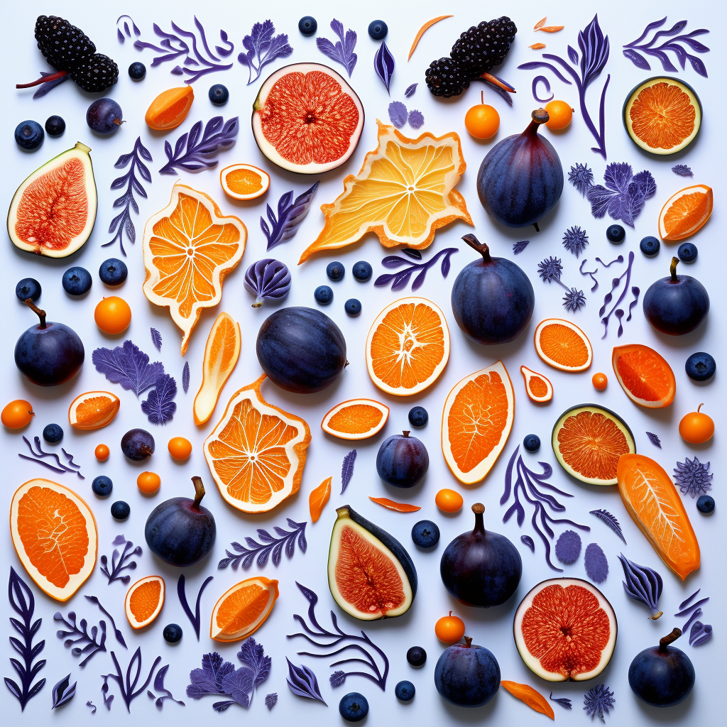 Fruity Skins Blue Duvet Cover - Stylish Home Decor Essentials