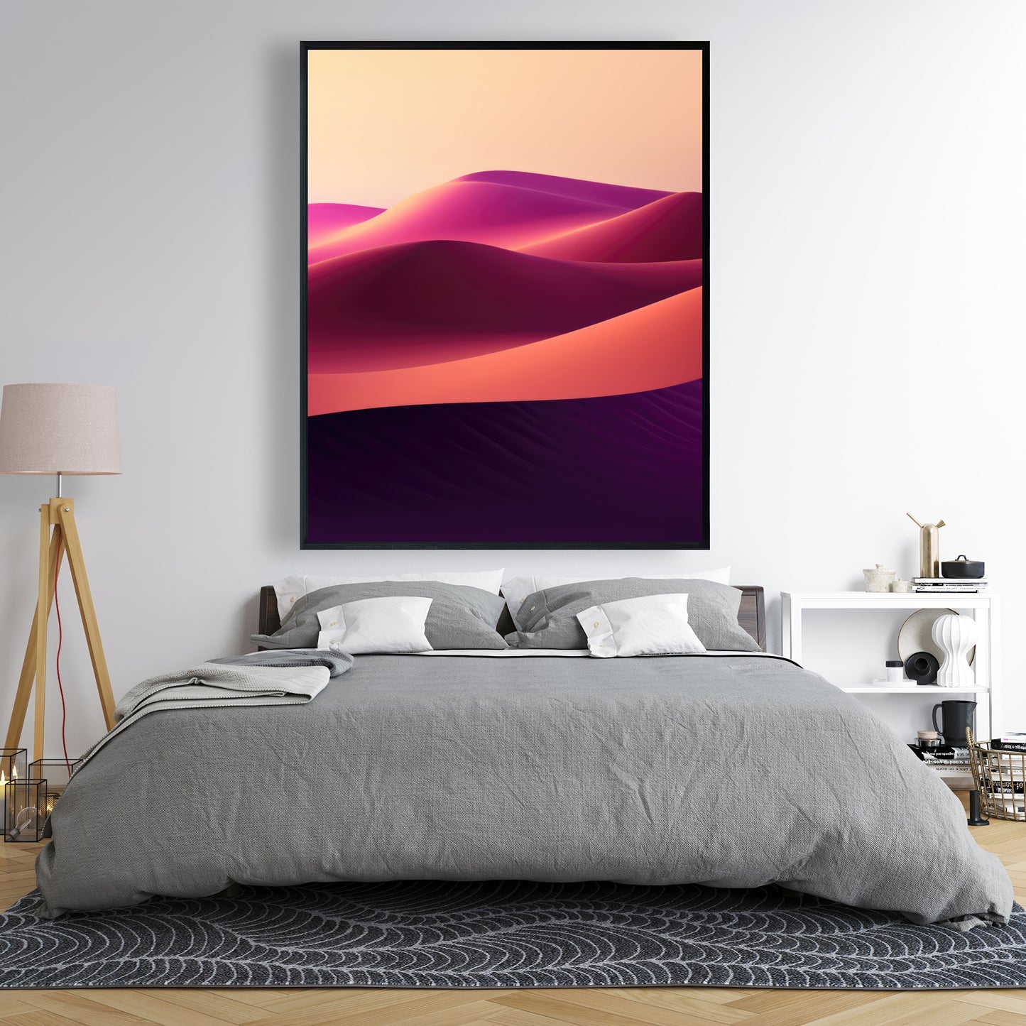 Deep dunes - 36"x36" Framed canvas