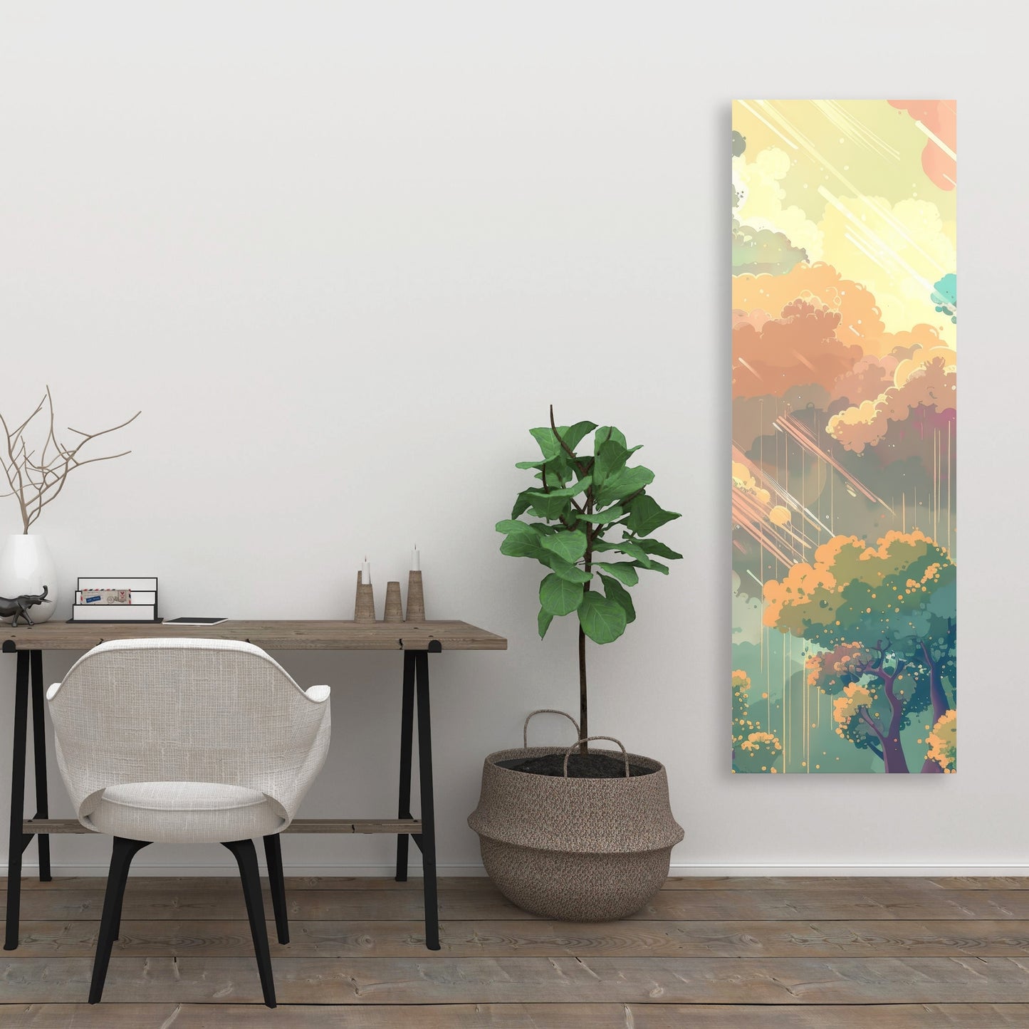 Crystal winds - 32"x32" Canvas