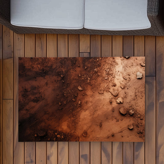 Digging White Outdoor Area Rug | Stylish Home Decor Solution