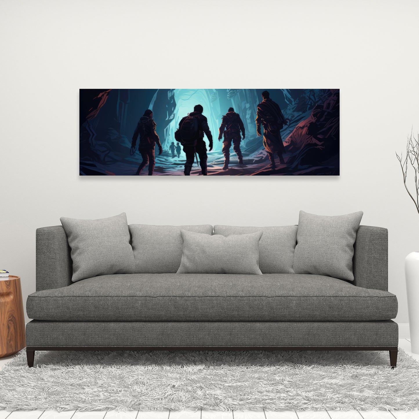 Secret Society - White Canvas for Elegant Home Decor