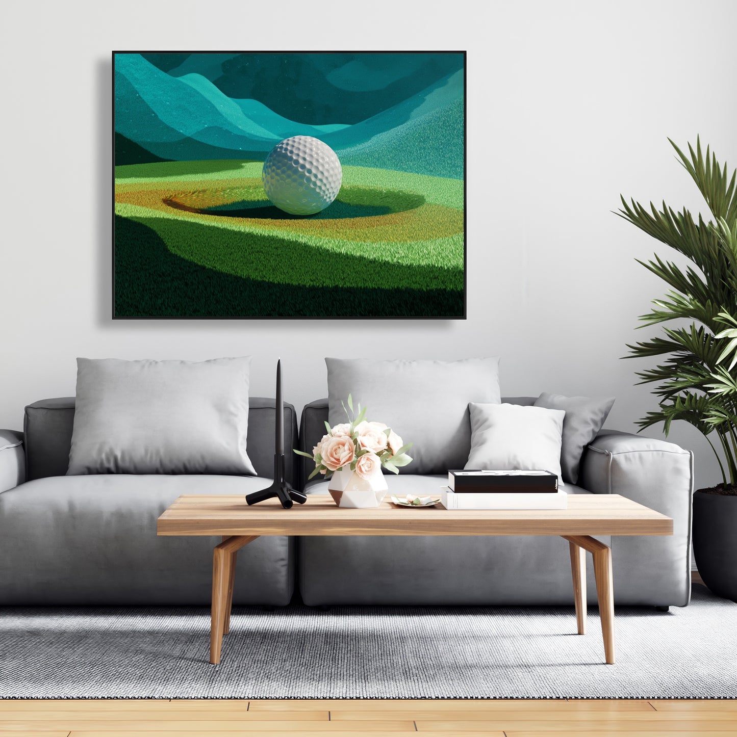Landing Office Object Framed Canvas for Home Decor | Art