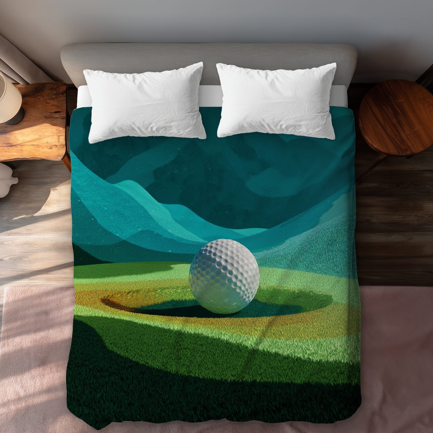 Landing Modern Man Cave Duvet Cover | Home Decor Essentials