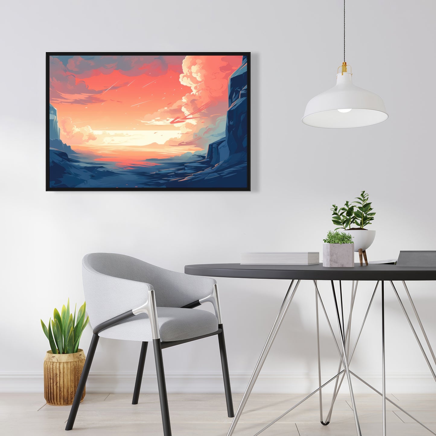 Inspiration - 36"x36" Framed canvas