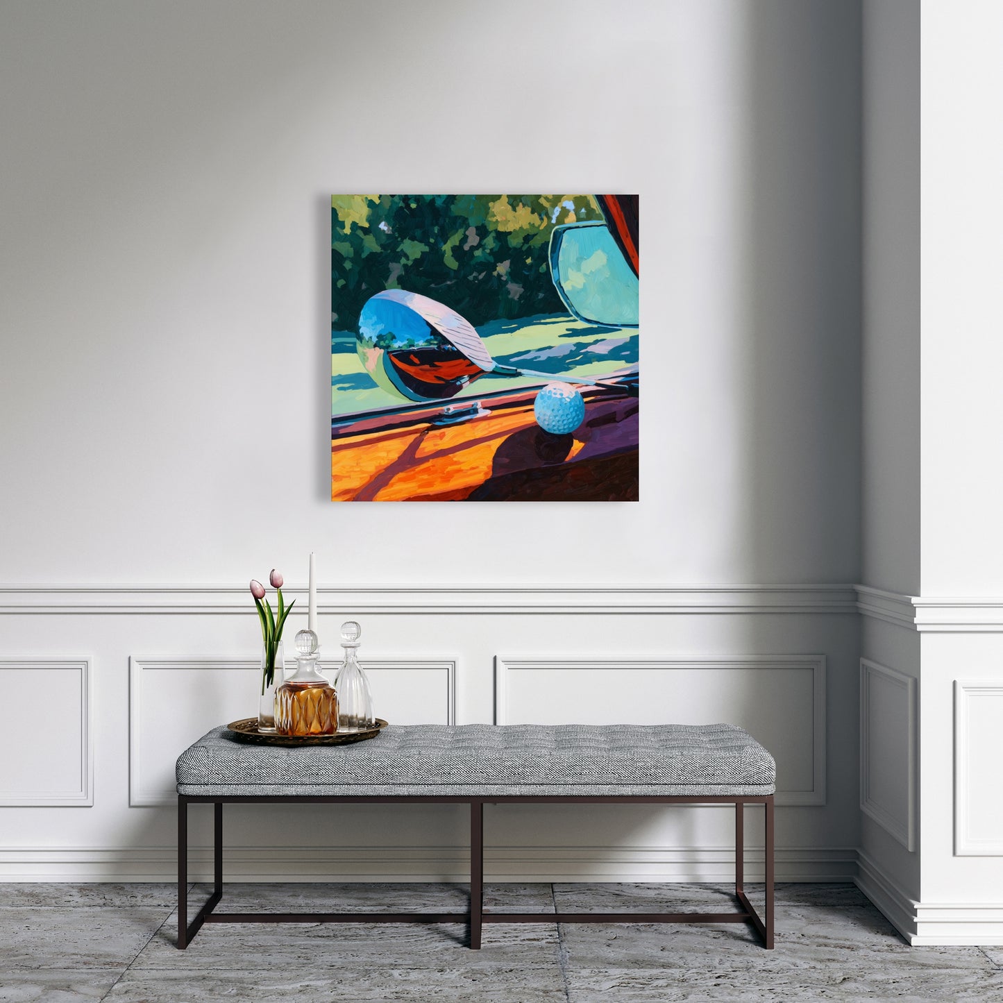 The Drive - Illustrative Object Canvas for Home Decor